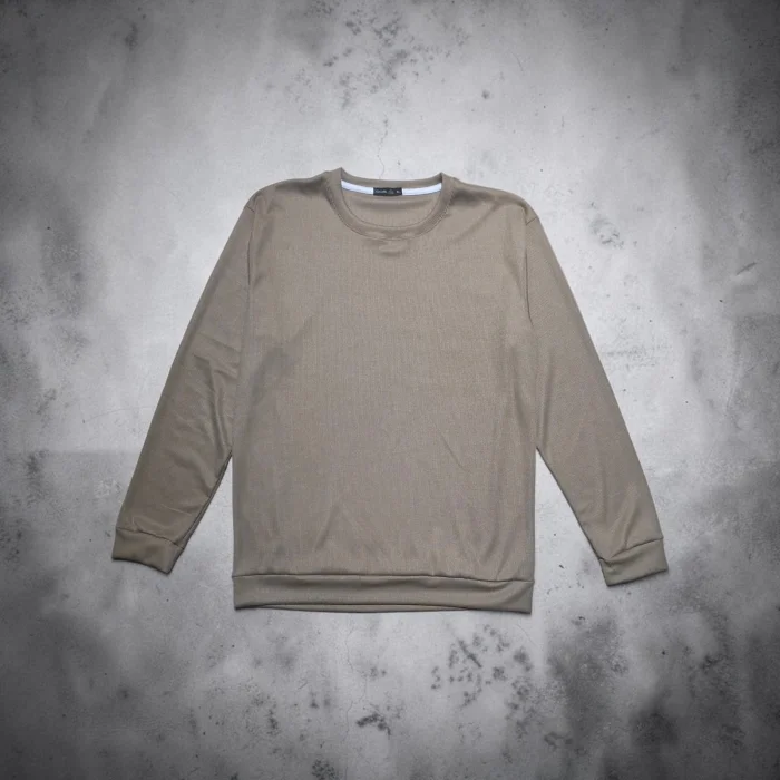 Sweaters Waffle Baige Oscuro