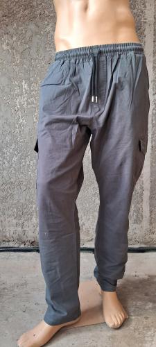 Jogger  con Cargo Recto Gabardina