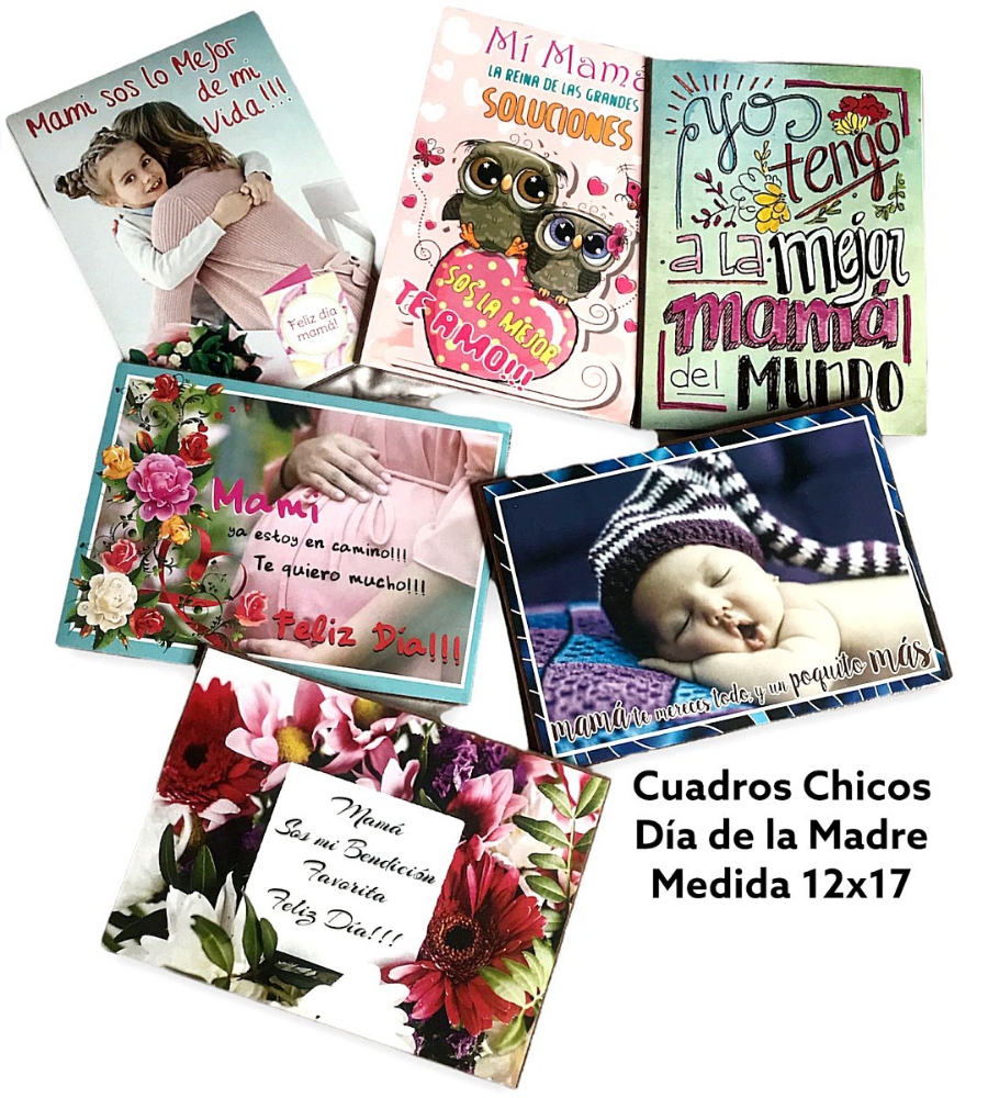 Cuadros Chicos para el Día de la Madre Mide 17cm X 12cm, Bazar, Accesorios de Moda - Imagen 6