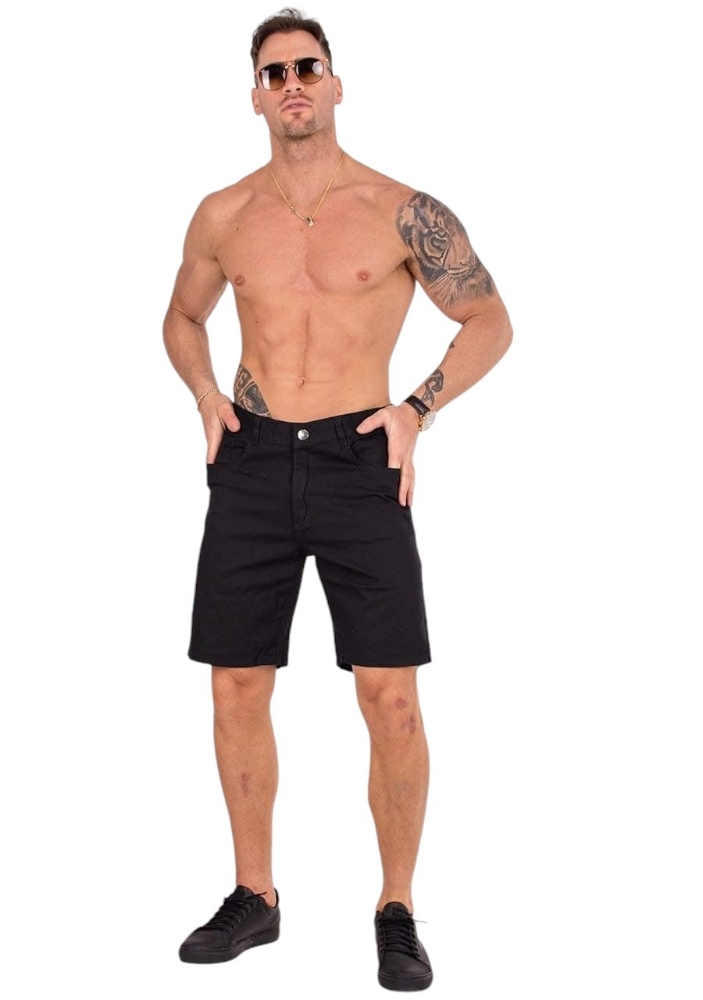 Bermudas Jeans Corte Clásico Hombre - Imagen 2