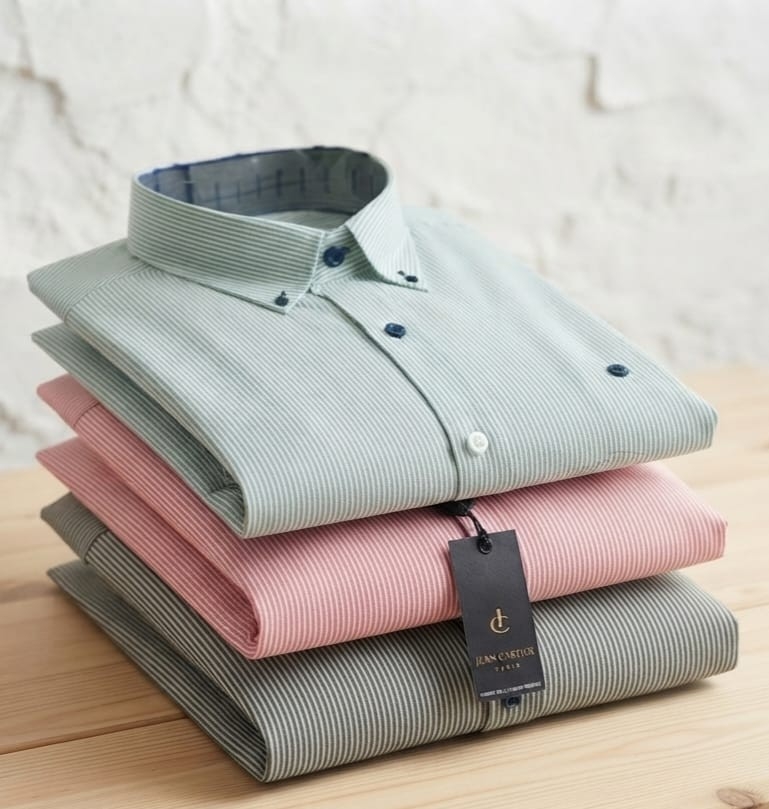 Camisas Rayadas Mangas Larga - Imagen 2