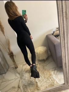 Catsuit "premium " Dama Lycra Negro - Miniatura 6