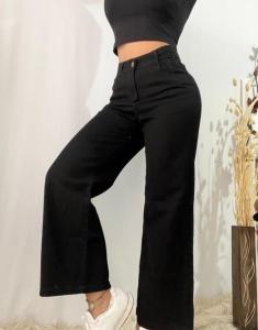 Jean Wide Leg Negro Dama