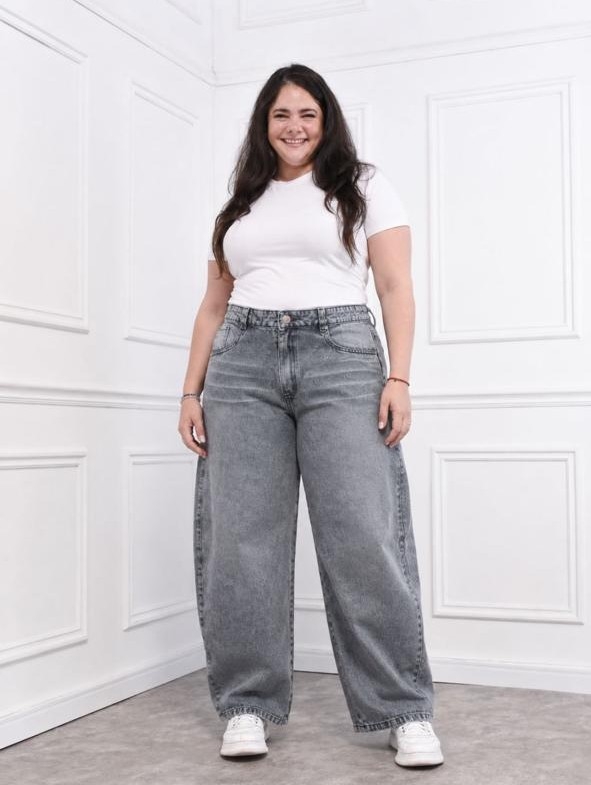 Jean Baggy Especial 48 50 52 Colores Dama - Imagen 3