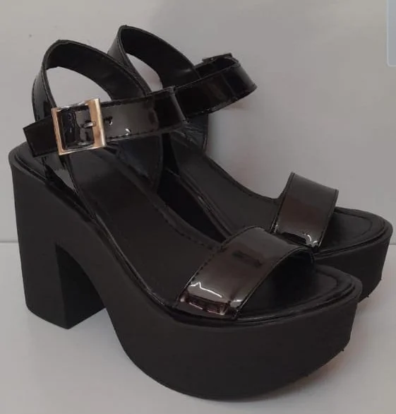 Sandalias Taco Alto Art: Zulma