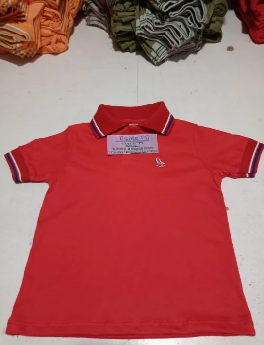 Chombas de Algodón Peinado de Niño