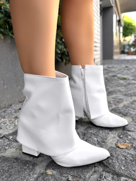 Art 1400 Blanco Botas Caña Corta