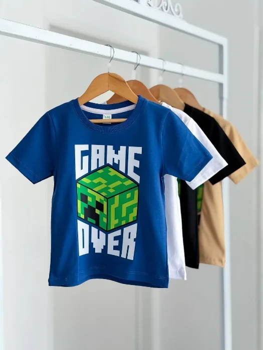 Remera Minecraf  para Niño