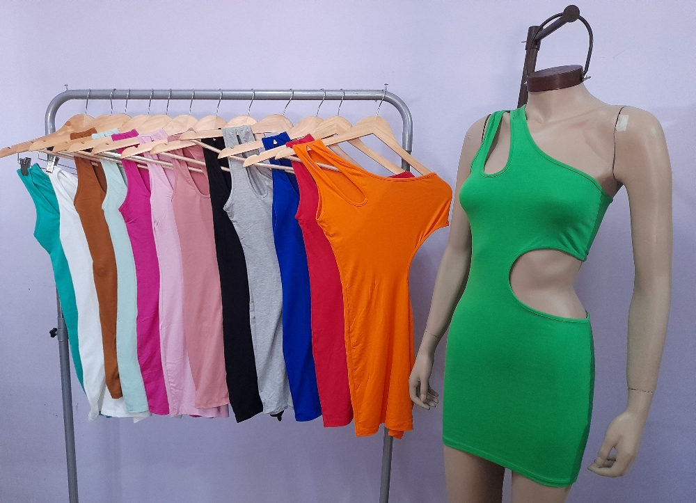 Vestido un Hombro Gota - Imagen 3