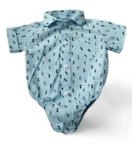 Body Camisa Manga Corta