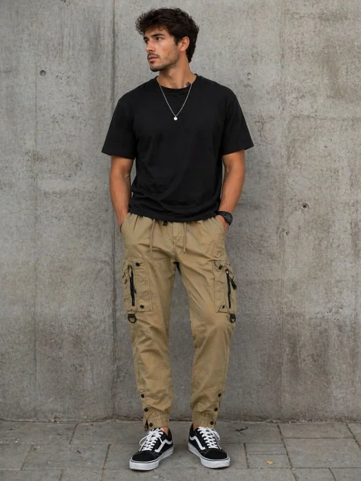 Pantalón Cargo Botones