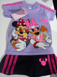 Conjunto de Beba Minnie Adidas 2 al 6