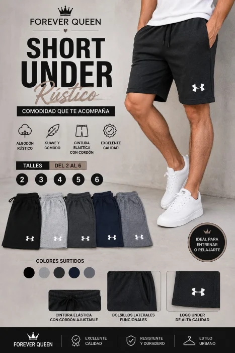 Short Under Hombre