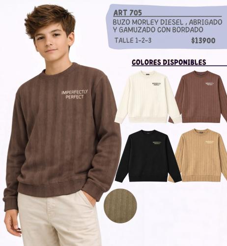 Linea Teen - Buzo de Morley Diesel con Bordado - Miniatura 1