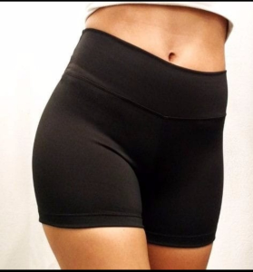 Short Negro Liso de Lycra