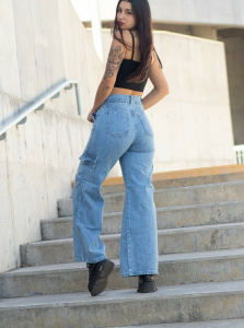 Wide Leg Cargo  Snow