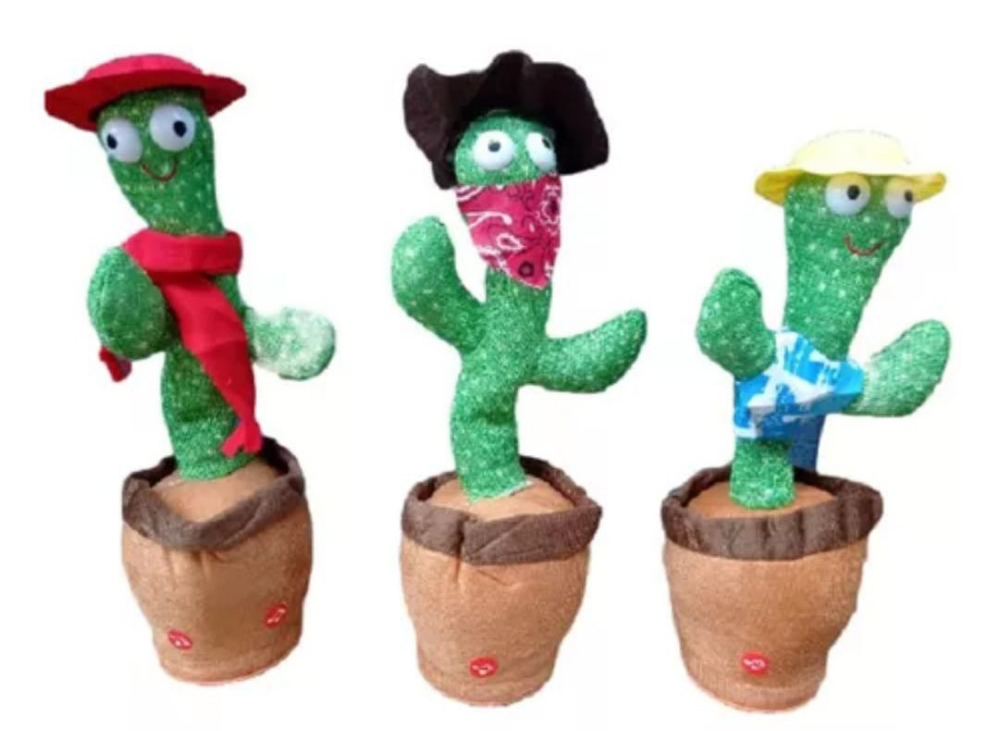 Juguete Cactus Baila Canta y Repite Voz Tik Tok - Imagen 2