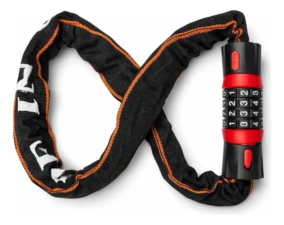 Linga Cadena Forrada para Bici/moto con Código - Imagen 1
