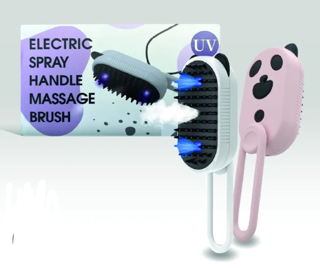 Cepillo a Vapor con Luz Uv para Mascotas - Imagen 2