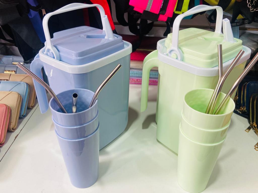 Kit Tereré con 3 Vasos Más 3 Bombillas - Imagen 2