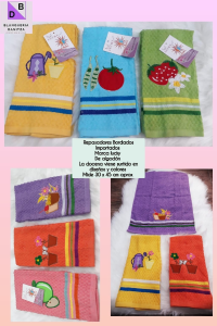 Repasadores Bordados Lucky Importados