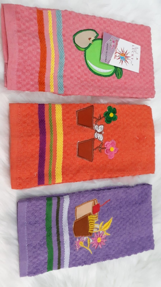 Repasadores Bordados Lucky Importados - Imagen 3