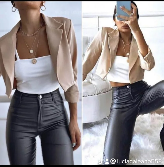 Blazer de Creepe de Seda