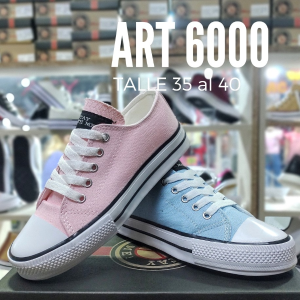 Zapatillas de Lona  Estilo Converse (art 6000) - Miniatura 4