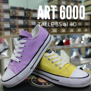 Zapatillas de Lona  Estilo Converse (art 6000) - Miniatura 2