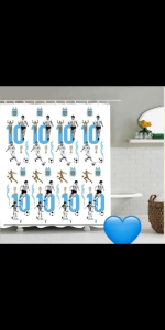 Cortinas de Baño de la Selección Argentina Pvc