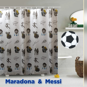 Cortinas de Baño de la Selección Argentina Pvc - Miniatura 2