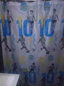 Cortinas de Baño de la Selección Argentina Pvc - Miniatura 4