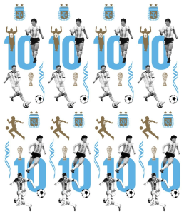 Cortinas de Baño de la Selección Argentina Pvc - Miniatura 8