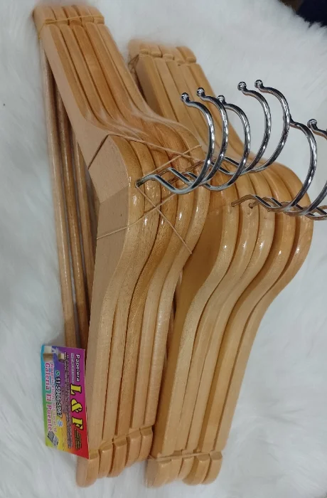 Perchas de Madera X 10 Unidades