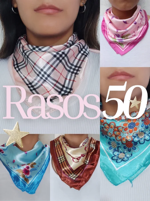 Pañuelos Rasos 50x50