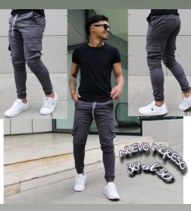 Cargos de Gabardina con Refuerzo y Bolsillo Chino $ 16,000 X Curva  $ 17,000 X Mayor - Miniatura 4