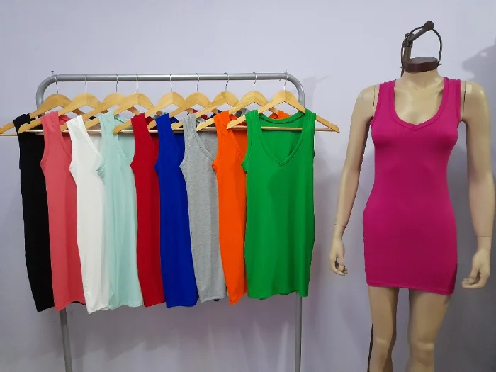 Vestido Musculosa Escotado Morley