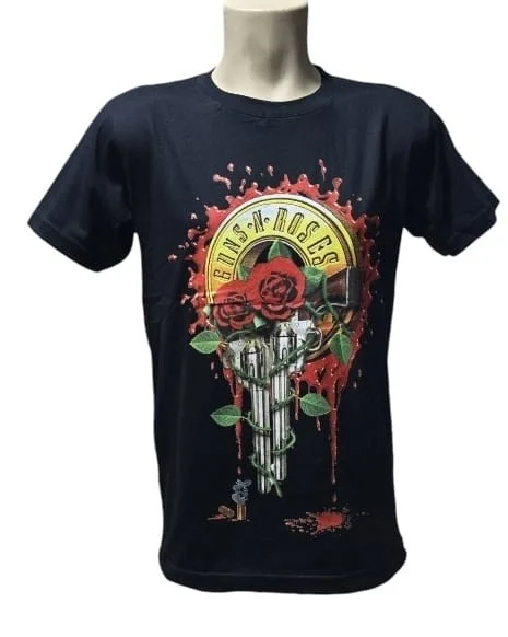 Remera Basica de Rock  (guns N Roses)