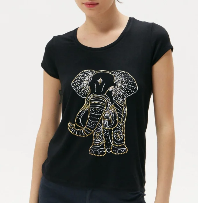 Remeras con Brillo