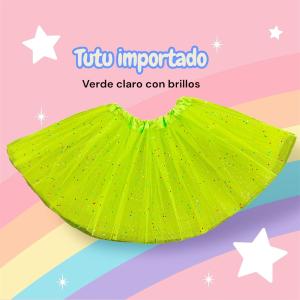 Tutus Verde con Brillon Importados