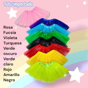 Tutus Rojos con Brillon Importados - Miniatura 2