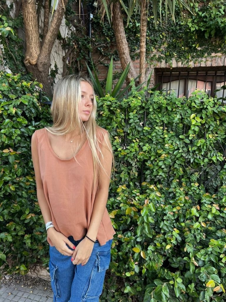 Musculosa Lino sin Volado - Imagen 3