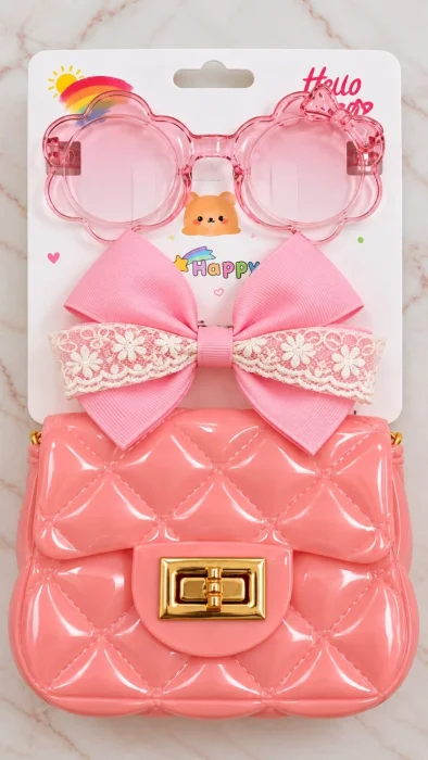 Set Cartera+ Lentes+ Moño Bebe