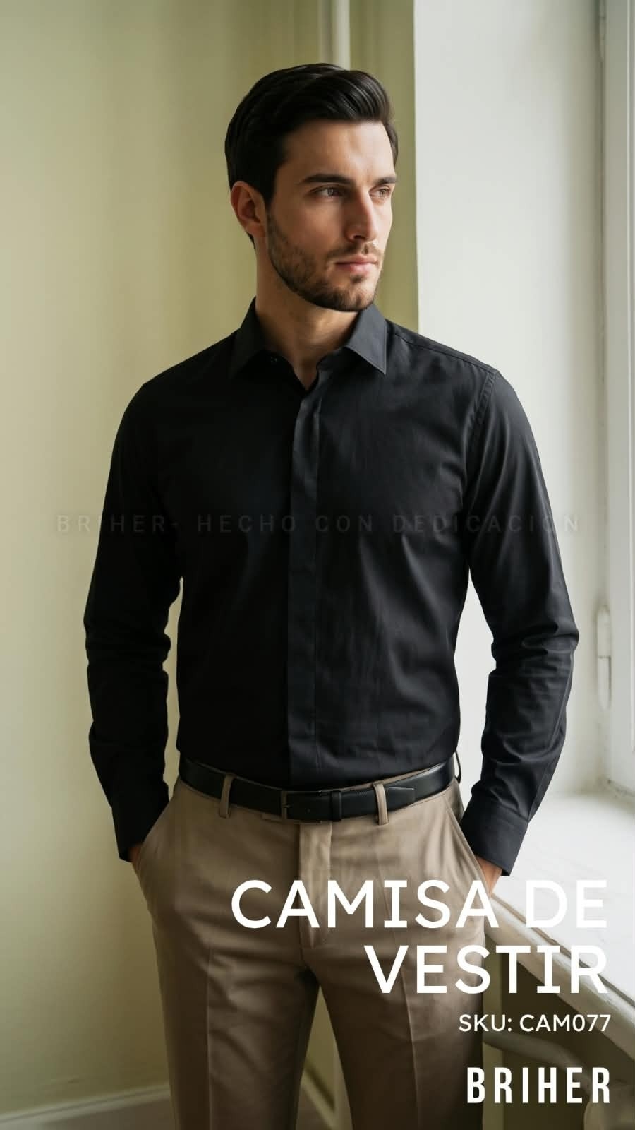 Camisa Estampada Elastizada - Imagen 4
