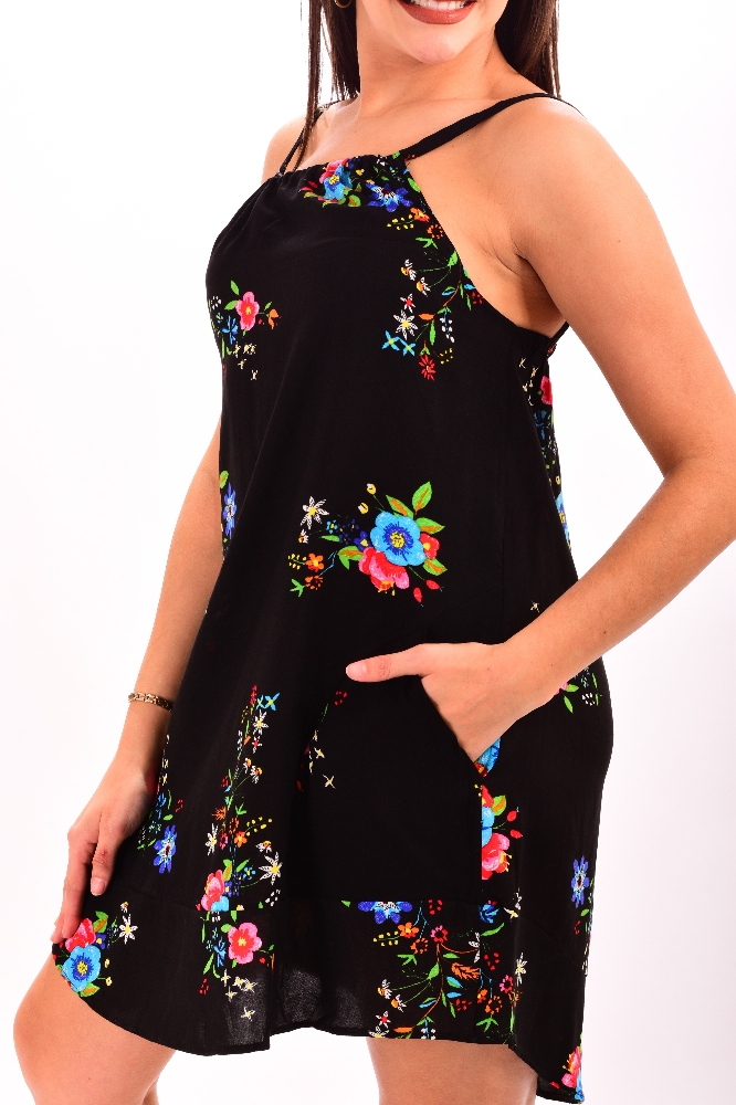 Vestido Fibrana con Bolsillo - Imagen 3