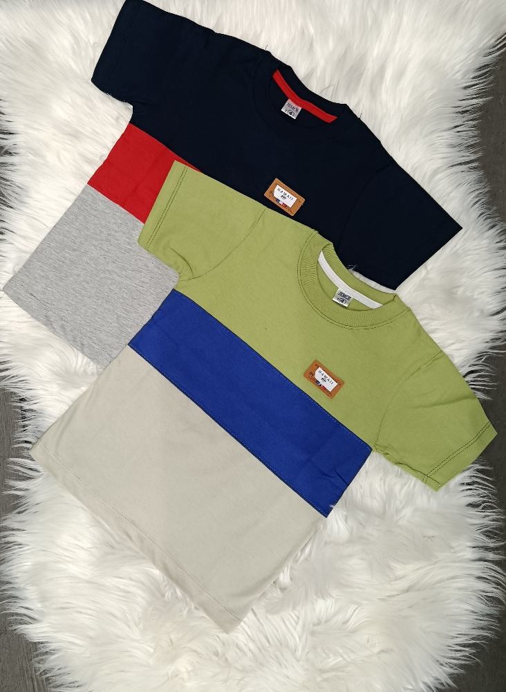 Remeras Tricolor Algodon Peinado  de Varon - Imagen 2