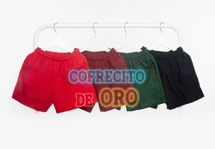Short de Gabardina de 1era en  5 Colores
