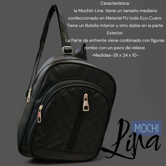Mochila Lina Cuero Pu