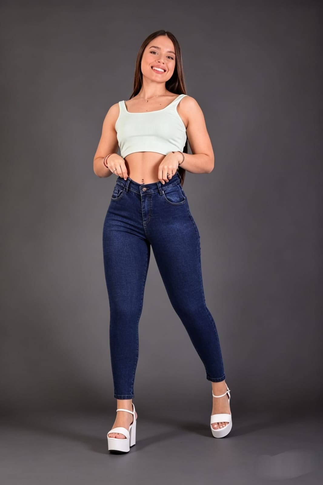 Jeans Lisos Elastizado Excelente Calidad - Imagen 4