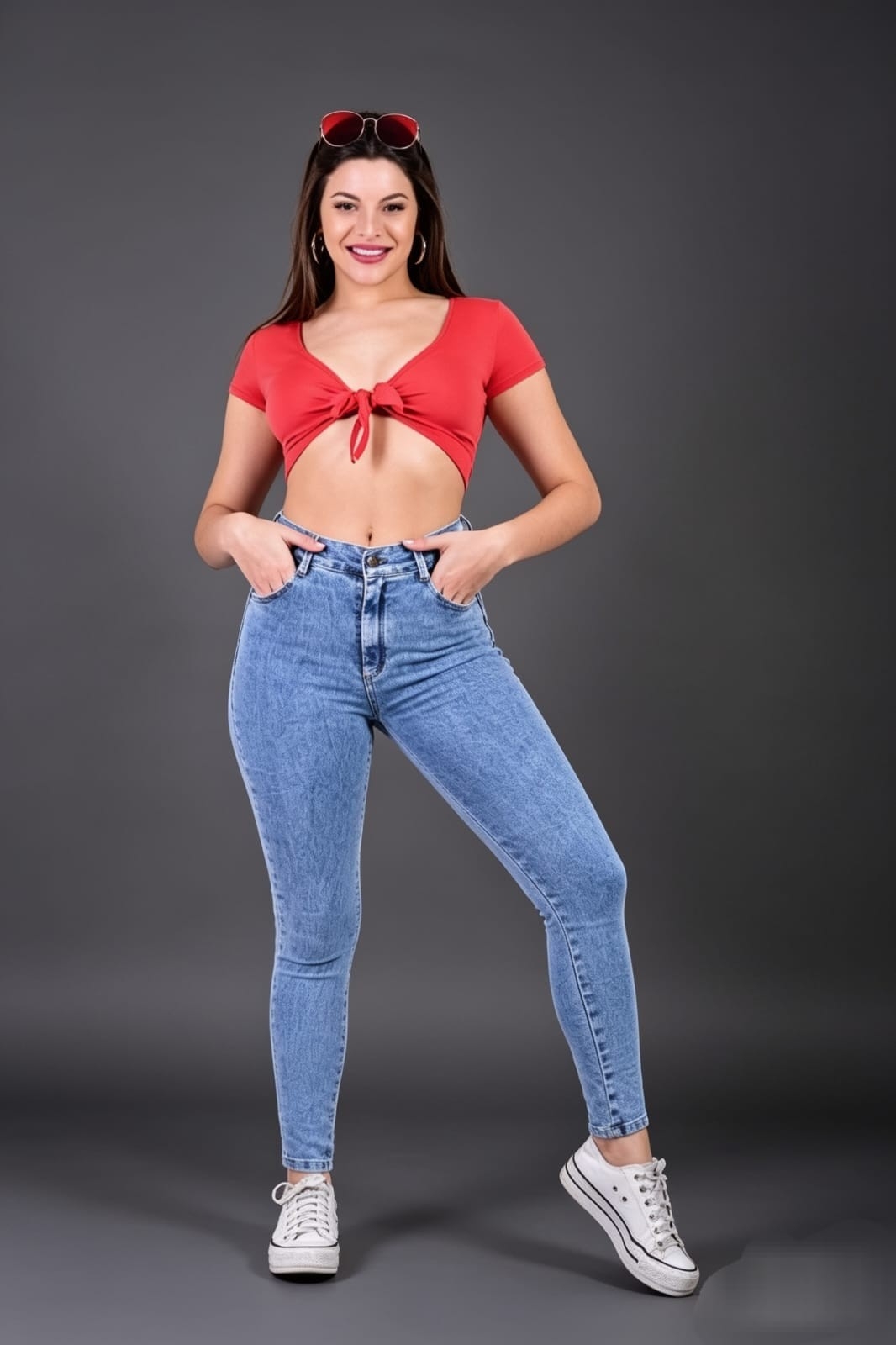 Jeans Lisos Elastizado Excelente Calidad - Imagen 6